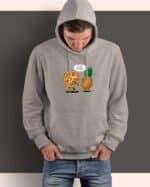 TL1224 Tshirt Hoodie Sweater SIM15 Bluza z kapturem <br>Śmieszna Pizza Ananas