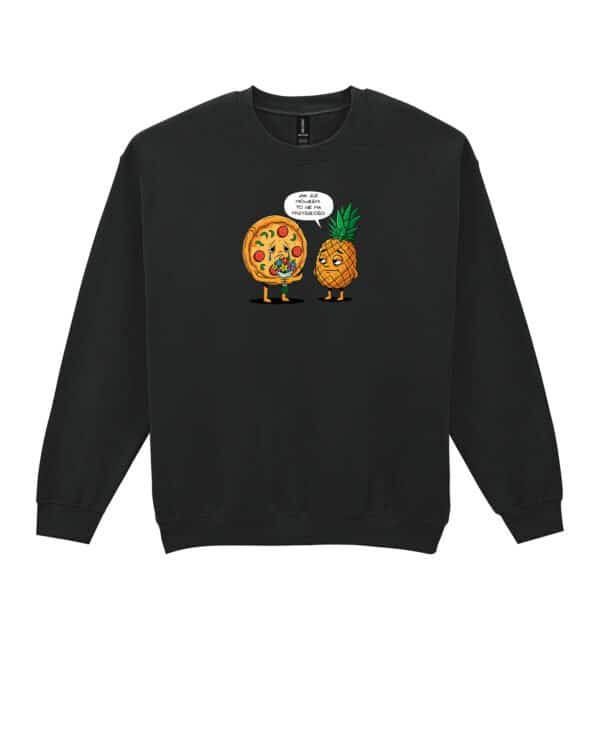 TL1224 Tshirt Hoodie Sweater SIM19 Bluza bez kaptura <br>Śmieszna Pizza Ananas