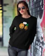TL1224 Tshirt Hoodie Sweater SIM20 Bluza bez kaptura <br>Śmieszna Pizza Ananas