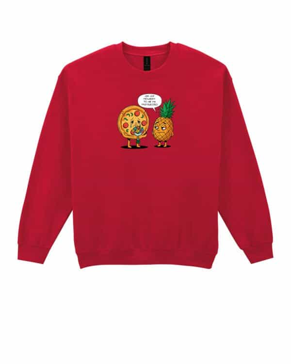 TL1224 Tshirt Hoodie Sweater SIM25 Bluza bez kaptura <br>Śmieszna Pizza Ananas