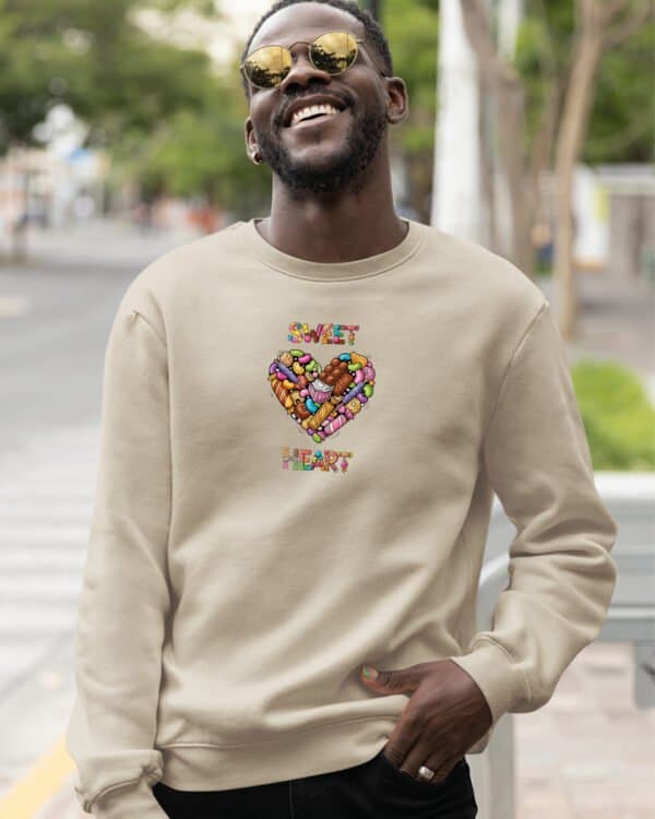 TL1225 Tshirt Hoodie Sweater SIM30 Bluza bez kaptura <br>Słodycze Serce Cukiernia