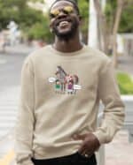 TL1228 Tshirt Hoodie Sweater SIM30 Bluza bez kaptura <br>Śmieszna Koń Jabłka