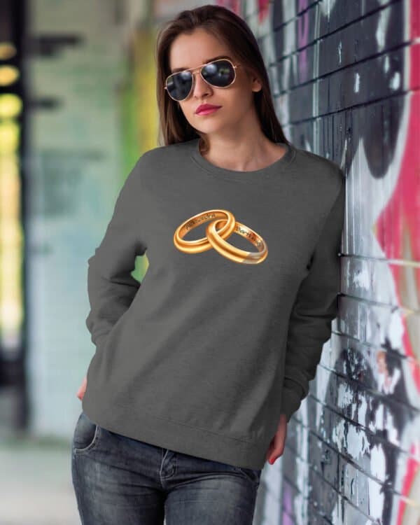 TL1230 Tshirt Hoodie Sweater SIM23 Bluza bez kaptura <br>Personalizowana Zaręczyny Ślub