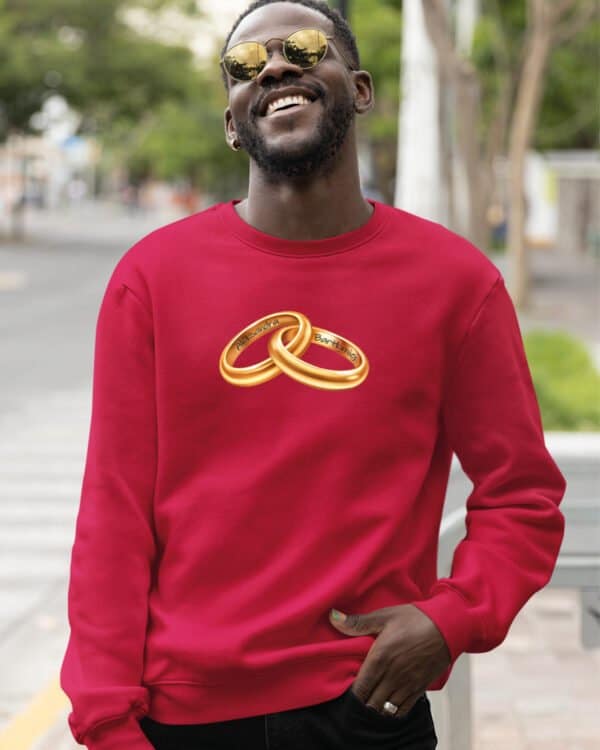 TL1230 Tshirt Hoodie Sweater SIM27 Bluza bez kaptura <br>Personalizowana Zaręczyny Ślub