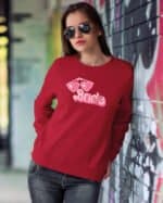 TL1232A Tshirt Hoodie Sweater SIM26 Bluza bez kaptura <br>dla Narzeczonej Ślub Panieński Bride
