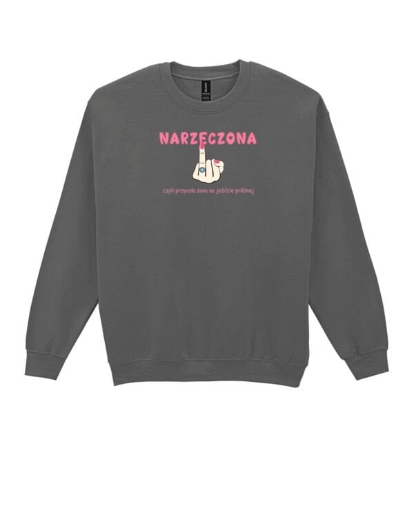 TL1233WH Tshirt Hoodie Sweater SIM22 Bluza bez kaptura <br>Śmieszna Narzeczona Ślub
