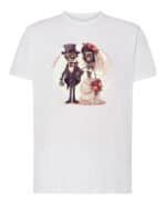 Koszulka Personalizowana <br>Śmieszna Ślub Zombie