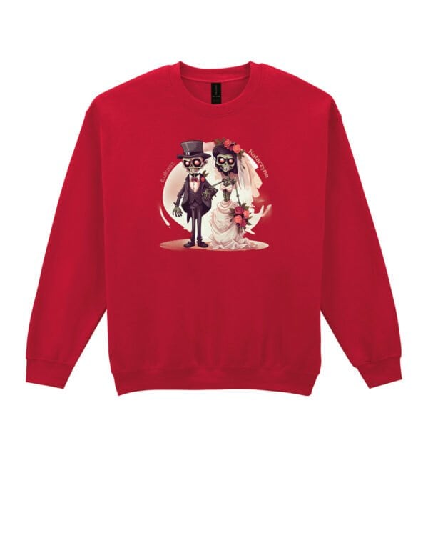 TL1234 Tshirt Hoodie Sweater SIM25 Bluza bez kaptura <br>Personalizowana Śmieszna Ślub Zombie