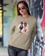 TL1234 Tshirt Hoodie Sweater SIM29 Bluza bez kaptura <br>Personalizowana Śmieszna Ślub Zombie