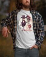 Koszulka Personalizowana <br>Śmieszna Ślub Zombie