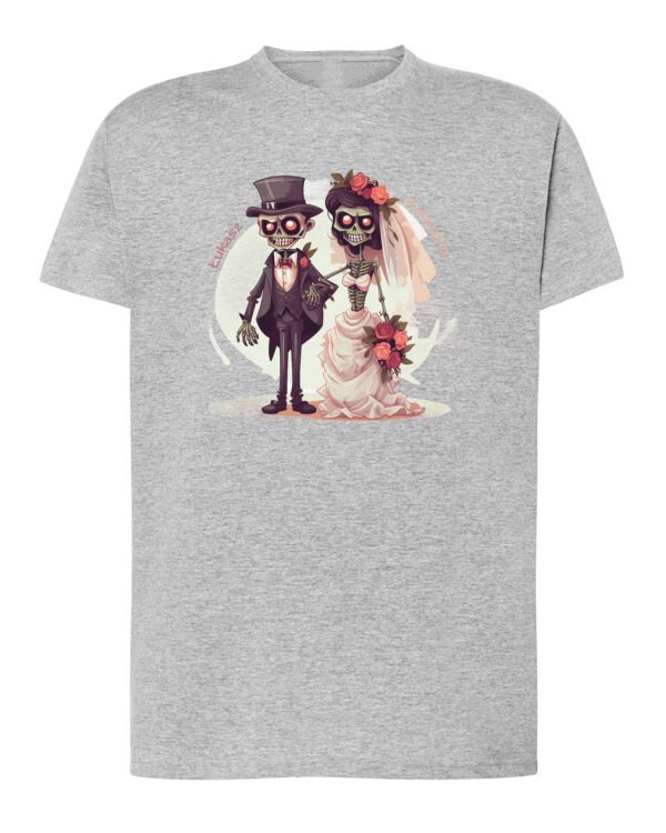 Koszulka Personalizowana <br>Śmieszna Ślub Zombie