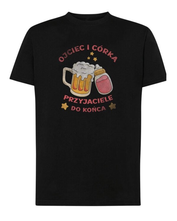 TL1235 Tshirt Hoodie Sweater SIM7 Koszulka dla Ojca i Córki Przyjaciele Śmieszna