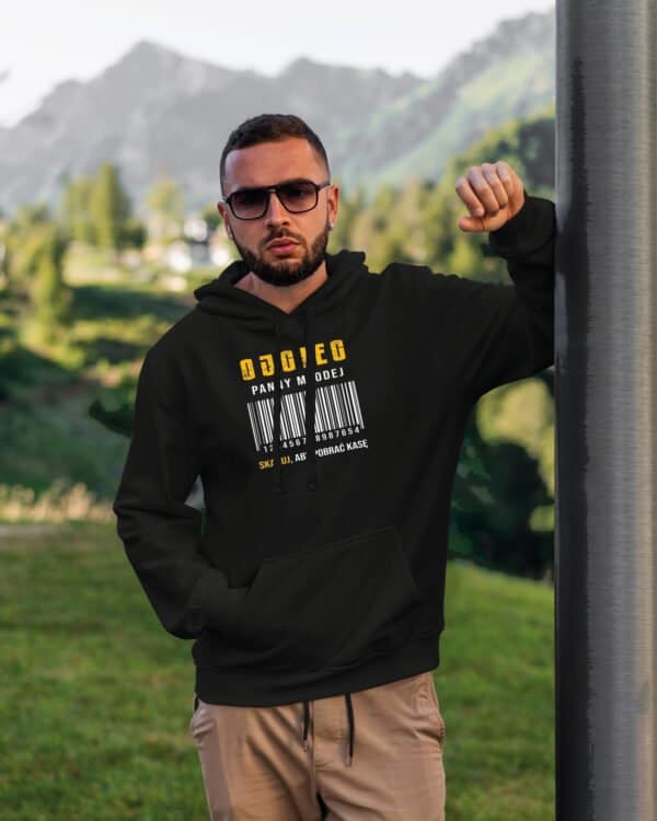 TL1236WH Tshirt Hoodie Sweater SIM12 Bluza z kapturem dla Ojca <br>Panny Młodej Śmieszna Wesele Ślub