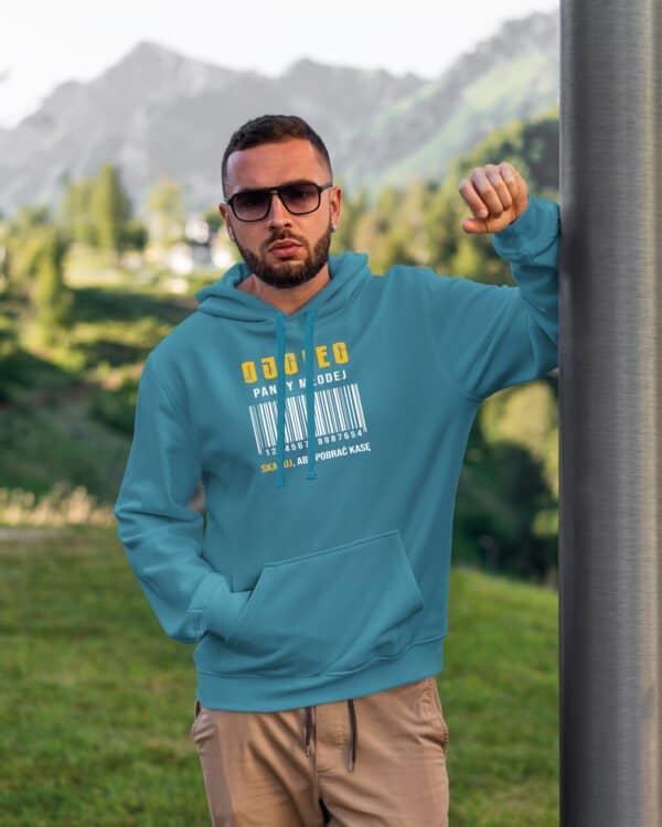 TL1236WH Tshirt Hoodie Sweater SIM18 Bluza z kapturem dla Ojca <br>Panny Młodej Śmieszna Wesele Ślub