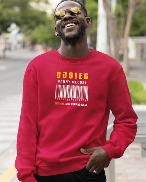 TL1236WH Tshirt Hoodie Sweater SIM27 Bluza bez kaptura dla Ojca <br>Panny Młodej Śmieszna Wesele Ślub