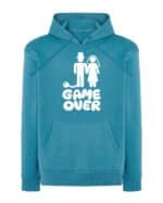 TL1237 Tshirt Hoodie Sweater SIM16 Bluza z kapturem Śmieszna Ślub Koniec Wolności