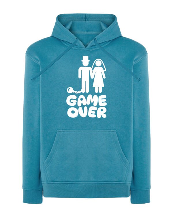 TL1237 Tshirt Hoodie Sweater SIM16 Bluza z kapturem Śmieszna Ślub Koniec Wolności