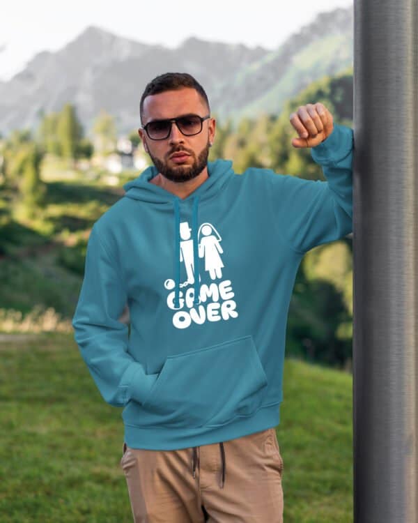 TL1237 Tshirt Hoodie Sweater SIM18 Bluza z kapturem <br>Śmieszna Ślub Koniec Wolności