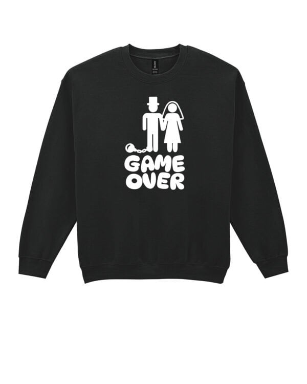 TL1237 Tshirt Hoodie Sweater SIM19 Bluza bez kaptura Śmieszna Ślub Koniec Wolności