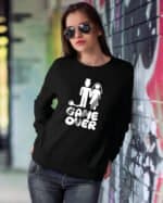 TL1237 Tshirt Hoodie Sweater SIM20 Bluza bez kaptura <br>Śmieszna Ślub Koniec Wolności