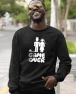 TL1237 Tshirt Hoodie Sweater SIM21 Bluza bez kaptura <br>Śmieszna Ślub Koniec Wolności