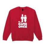 TL1237 Tshirt Hoodie Sweater SIM25 Bluza bez kaptura <br>Śmieszna Ślub Koniec Wolności