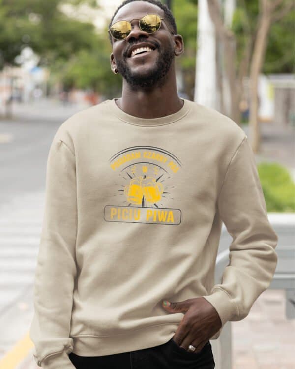 TL1240BK Tshirt Hoodie Sweater SIM30 Bluza bez kaptura <br>Śmieszna Mistrz Picia Piwa