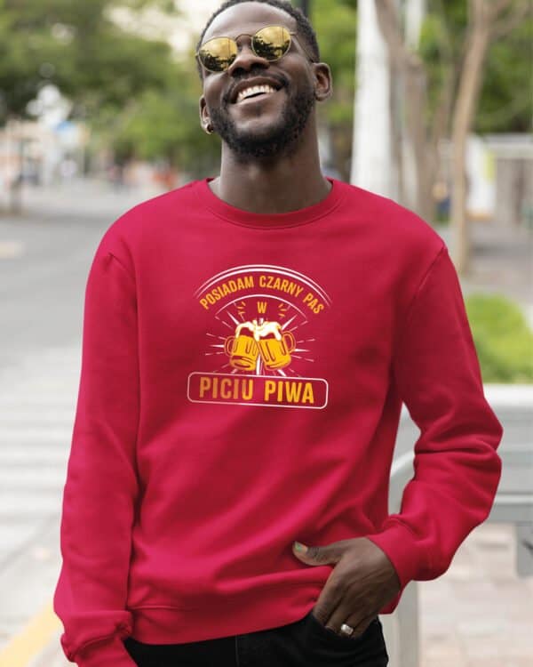 TL1240WH Tshirt Hoodie Sweater SIM27 Bluza bez kaptura <br>Śmieszna Mistrz Picia Piwa