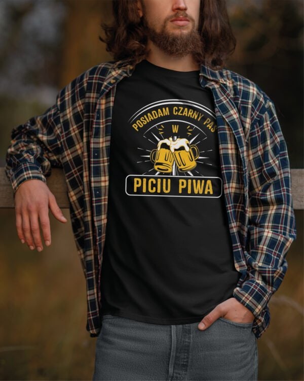 TL1240WH Tshirt Hoodie Sweater SIM9 Koszulka Śmieszna Mistrz Picia Piwa