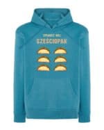 TL1241 Tshirt Hoodie Sweater SIM16 Bluza z kapturem <br>Śmieszna Sześciopak Jedzenie