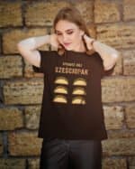 TL1241 Tshirt Hoodie Sweater SIM8 Koszulka Śmieszna Sześciopak Jedzenie