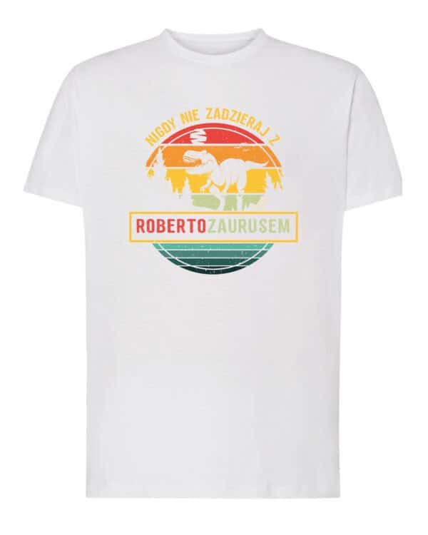 TL1242 Tshirt Hoodie Sweater SIM Imie Koszulka Personalizowana Śmieszna Dinozaur