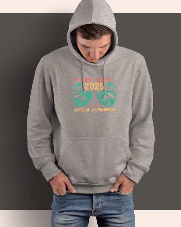 TL1243 Tshirt Hoodie Sweater SIM15 Bluza z kapturem <br>Personalizowana Wakacje 2025 Rodzina