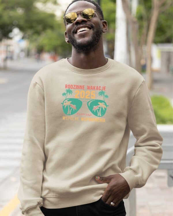 TL1243 Tshirt Hoodie Sweater SIM30 Bluza bez kaptura Personalizowana <br>Wakacje 2025 Rodzina