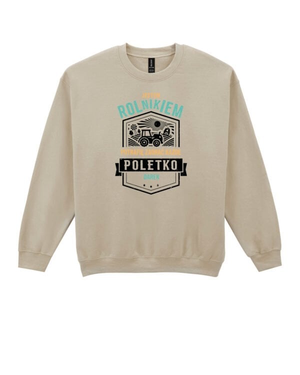 TL1244BK Tshirt Hoodie Sweater SIM28 Bluza bez kaptura <br>Personalizowana dla Rolnika