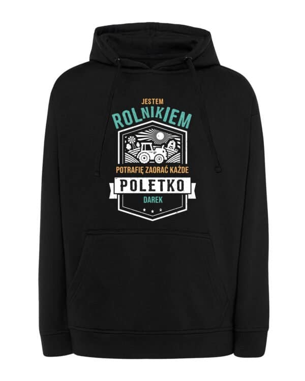 TL1244WH Tshirt Hoodie Sweater SIM10 Bluza z kapturem Personalizowana dla Rolnika