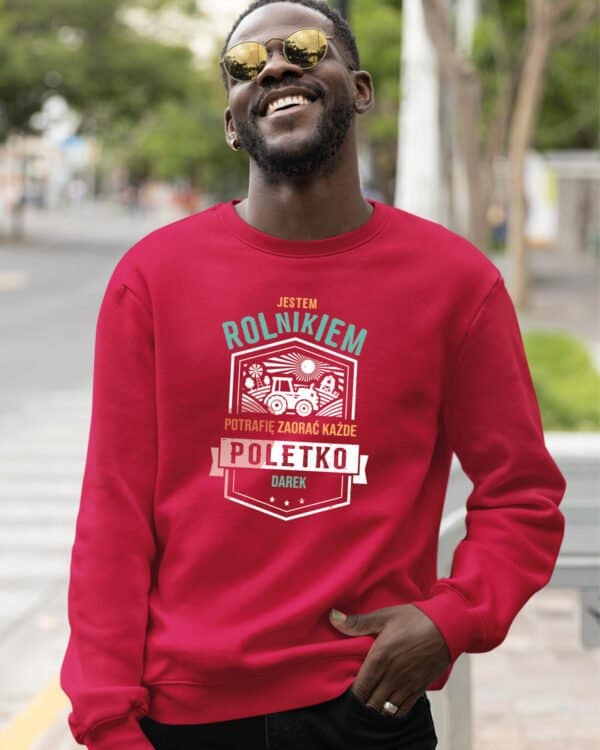 TL1244WH Tshirt Hoodie Sweater SIM27 Bluza bez kaptura <br>Personalizowana dla Rolnika