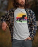 TL1245BK Tshirt Hoodie Sweater SIM6 Koszulka Koń Piękno