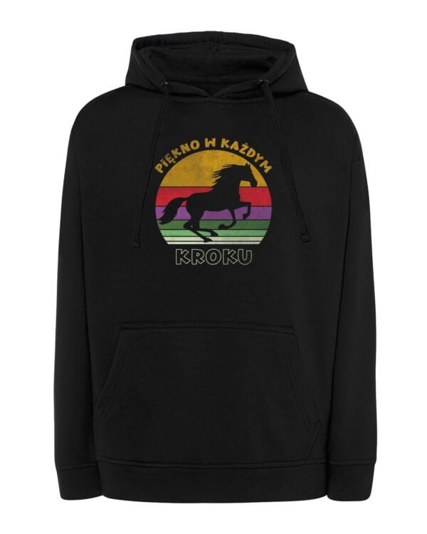 TL1245WH Tshirt Hoodie Sweater SIM10 Bluza z kapturem Koń Piękno