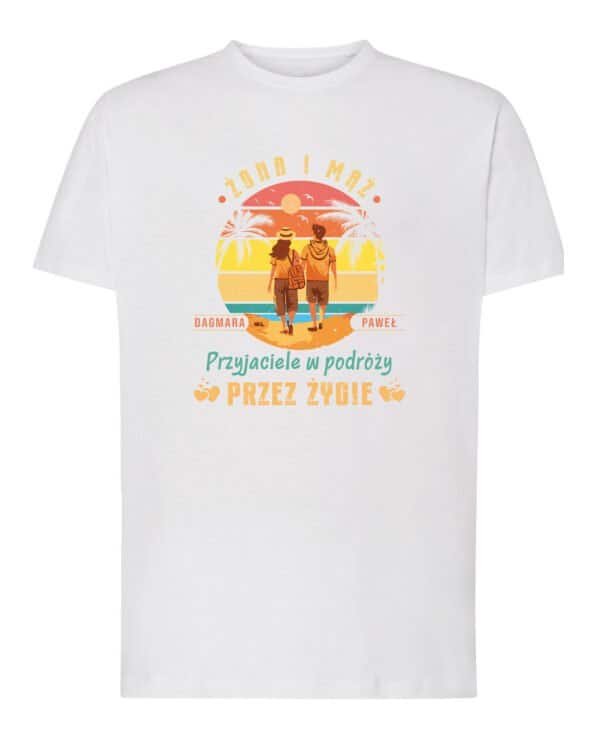 Koszulka Personalizowana Małżeństwo Żona Mąż