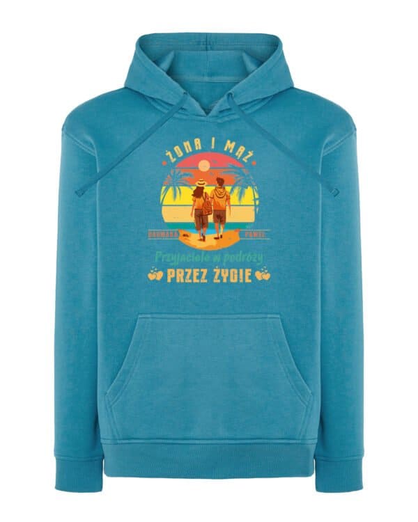 TL1246 Tshirt Hoodie Sweater SIM16 Bluza z kapturem <br>Personalizowana Małżeństwo Żona Mąż