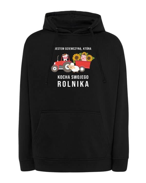 TL1248 Tshirt Hoodie Sweater SIM10 Bluza z kapturem dla Dziewczyny Rolnika