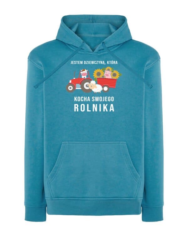 TL1248 Tshirt Hoodie Sweater SIM16 Bluza z kapturem <br>Dla Dziewczyny Rolnika