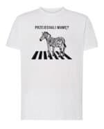 Koszulka Śmieszna Zebra Czarny Humor