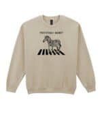 Bluza bez kaptura <br>Śmieszna Zebra Czarny Humor