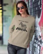 Bluza bez kaptura <br>Śmieszna Zebra Czarny Humor