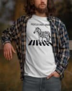Koszulka Śmieszna Zebra Czarny Humor