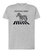 Koszulka Śmieszna Zebra Czarny Humor