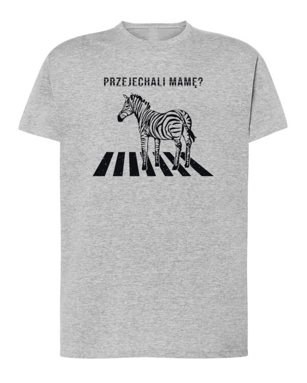 Koszulka Śmieszna Zebra Czarny Humor