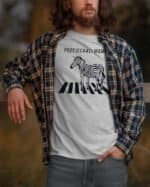 Koszulka Śmieszna Zebra Czarny Humor